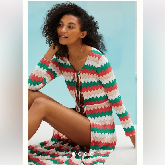 Anthropologie NWT Montce Olivia Cover-Up Kimono Size XS/S. - Picture 2 of 8